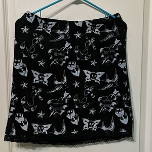 Sourpuss Mini Skirt Punk Tattoo Flash